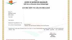 ÇEVRE LİSANSI VE GFB (GEÇİCİ FAALİYET BELGESİ)